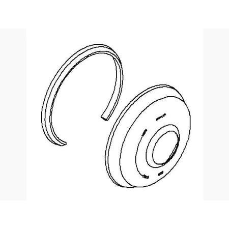 Kohler Escutcheon Assembly 1157371-CP